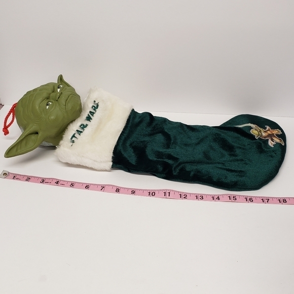 Star Wars Yoda Talking Christmas Holiday Stocking - Picture 8 of 8